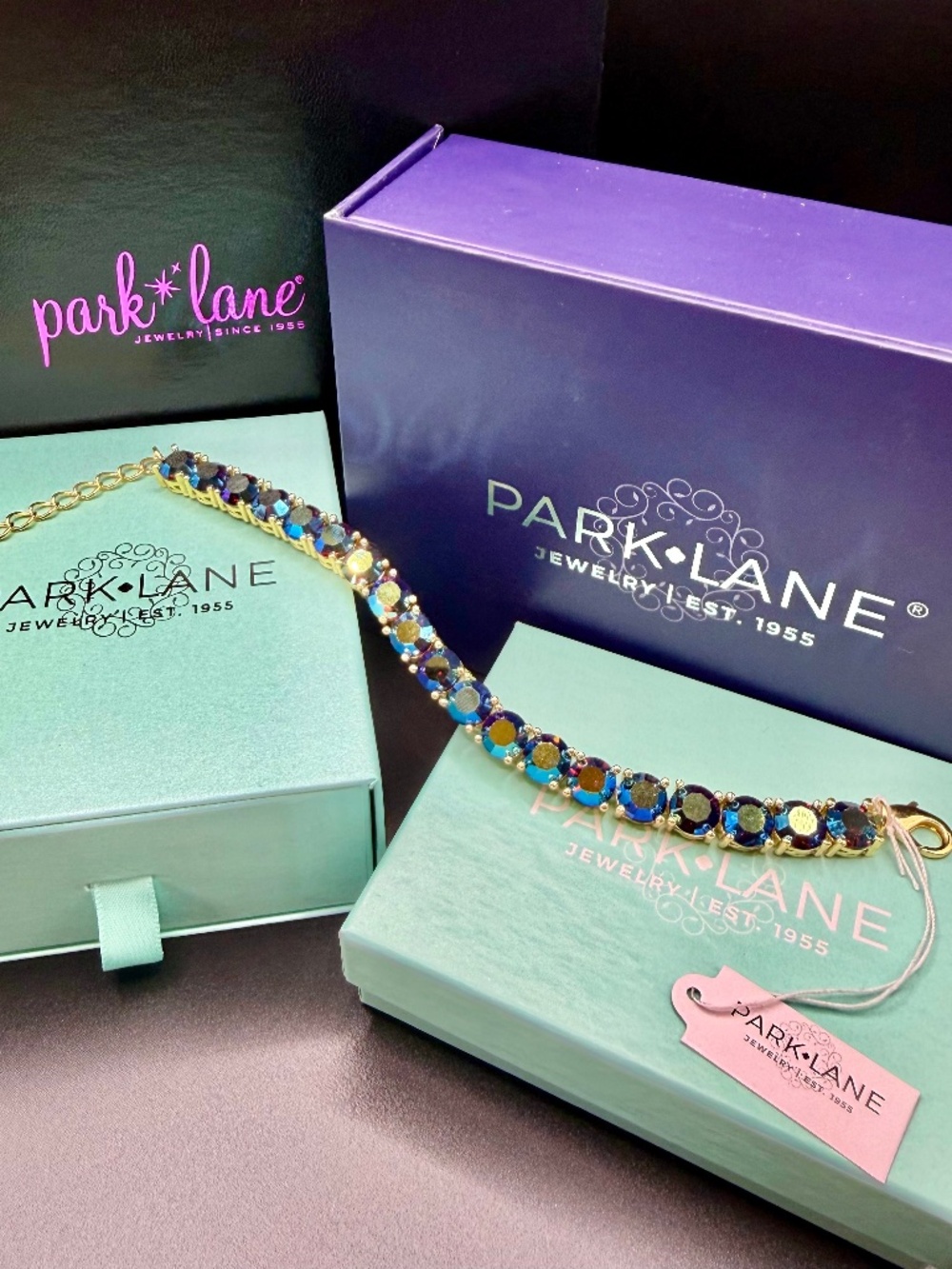 Park Lane - Impression Bracelet - Frozen & Gold - Full Size - SUPER RARE - NWT